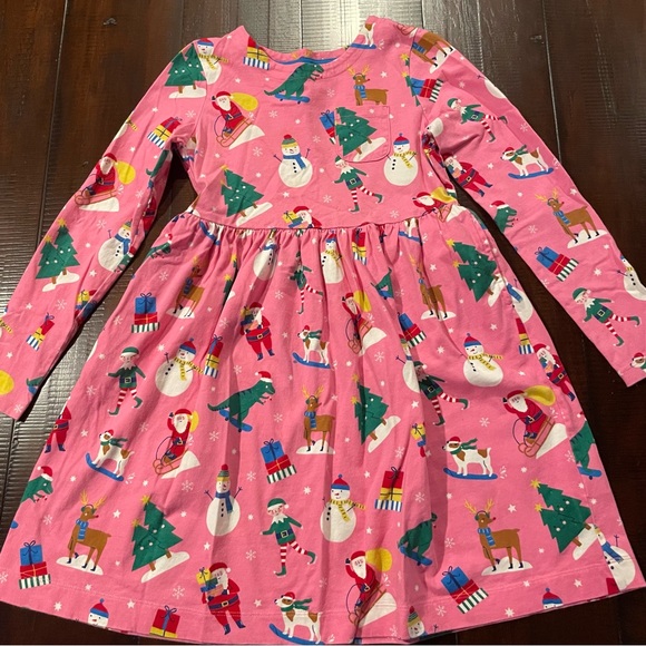 Mini Boden Long Sleeve Printed Dress - Picture 1 of 5